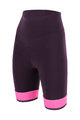 SANTINI Cycling shorts without bib - GIADA LUX LADY - pink/purple