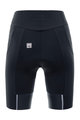 SANTINI Cycling short sleeve jersey and shorts - GIADA OPTIC LADY - black/blue/pink