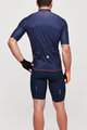 SANTINI Cycling short sleeve jersey and shorts - COLORE - blue