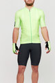 SANTINI Cycling short sleeve jersey and shorts - COLORE - green/black