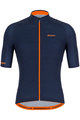 SANTINI Cycling short sleeve jersey and shorts - KARMA KITE - blue