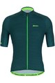 SANTINI Cycling short sleeve jersey and shorts - KARMA KITE - green/black