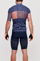 SANTINI Cycling short sleeve jersey - TONO FRECCIA - blue/orange