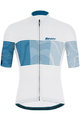 SANTINI Cycling short sleeve jersey - TONO FRECCIA - blue/white