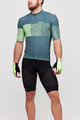 SANTINI Cycling short sleeve jersey and shorts - TONO FRECCIA - green/black