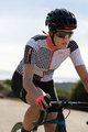 SANTINI Cycling short sleeve jersey - TONO SFERA LADY - black/white