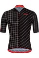 SANTINI Cycling short sleeve jersey and shorts - SLEEK DINAMO - white/black