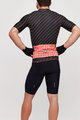 SANTINI Cycling short sleeve jersey and shorts - SLEEK DINAMO - white/black