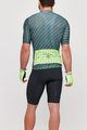 SANTINI Cycling short sleeve jersey and shorts - SLEEK DINAMO - green/black