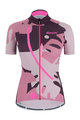 SANTINI Cycling short sleeve jersey - GIADA MAUI LADY - multicolour/pink