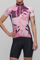 SANTINI Cycling short sleeve jersey - GIADA MAUI LADY - multicolour/pink