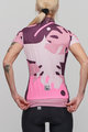 SANTINI Cycling short sleeve jersey - GIADA MAUI LADY - multicolour/pink