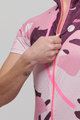 SANTINI Cycling short sleeve jersey - GIADA MAUI LADY - multicolour/pink