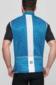 SANTINI Cycling gilet - NEBULA - blue