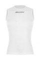 SANTINI Cycling sleeve less t-shirt - RETE - white