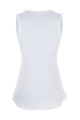 SANTINI Cycling sleeve less t-shirt - PIUMA LADY - white