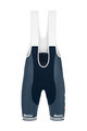 SANTINI Cycling bib shorts - TREK SEGAFREDO 2021 - blue