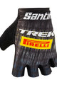 SANTINI Cycling fingerless gloves - TREK PIRELLI 2021 - yellow/black
