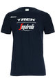 SANTINI Cycling short sleeve t-shirt - TREK SEGAFREDO 2021 - blue