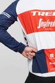 SANTINI Cycling windproof jacket - TREK SEGAFREDO 2021 - red/white/blue