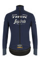 SANTINI Cycling thermal jacket - TREK SEGAFREDO 2021 - blue