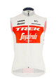 SANTINI Cycling gilet - TREK SEGAFREDO 2021 - white/red