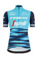 SANTINI Cycling short sleeve jersey - TREK 2021 LADY - white/blue