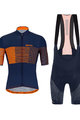 SANTINI Cycling short sleeve jersey and shorts - TONO FRECCIA - blue