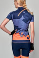 SANTINI Cycling short sleeve jersey and shorts - GIADA MAUI LADY - blue