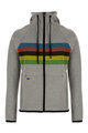 SANTINI hoodie - UCI RAINBOW - grey