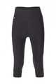 SANTINI Cycling 3/4 lenght shorts without bib - SANTINI 1S PRO ALBA - black