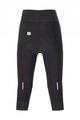 SANTINI Cycling 3/4 lenght shorts without bib - SANTINI 1S PRO ALBA - black