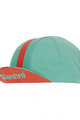 SANTINI Cycling hat - BENGAL - orange/light blue