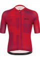 SANTINI Cycling short sleeve jersey and shorts - KARMA KINETIC - black/red