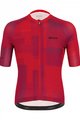 SANTINI Cycling short sleeve jersey - KARMA KINETIC - bordeaux/red