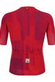 SANTINI Cycling short sleeve jersey - KARMA KINETIC - bordeaux/red
