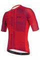 SANTINI Cycling short sleeve jersey - KARMA KINETIC - bordeaux/red