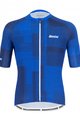 SANTINI Cycling short sleeve jersey - KARMA KINETIC - blue