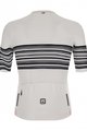 SANTINI Cycling short sleeve jersey - TONO PROFILO - white/black/orange