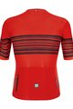 SANTINI Cycling short sleeve jersey - TONO PROFILO - black/red