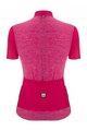 SANTINI Cycling short sleeve jersey and shorts - COLORE PURO LADY - black/pink