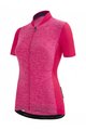 SANTINI Cycling short sleeve jersey - COLORE PURO LADY - pink