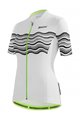 SANTINI Cycling short sleeve jersey - TONO PROFILO LADY - white/black