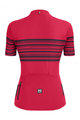 SANTINI Cycling short sleeve jersey and shorts - TONO PROFILO LADY - black/pink
