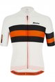 SANTINI Cycling short sleeve jersey - SLEEK BENGAL - orange/black/white