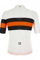 SANTINI Cycling short sleeve jersey - SLEEK BENGAL - orange/black/white