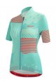 SANTINI Cycling short sleeve jersey - GIADA OPTIC LADY - blue/pink