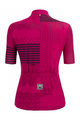 SANTINI Cycling short sleeve jersey - GIADA OPTIC LADY - pink/black