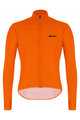 SANTINI Cycling windproof jacket - NEBULA PURO - orange