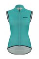 SANTINI Cycling gilet - NEBULA PURO LADY - light blue